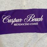 Vintage 90s Casper Beach sweatshirt in white and purple size large‎ Photo 1