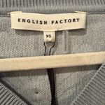 English Factory Shell Pearl Chunky Sweater sky blue white size XS NEW Photo 4