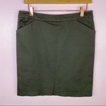 New York & Company Stretch Twill Khaki Pencil Skirt Olive 6 Green Photo 7