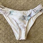 Forever 21 Bikini Marble White Excellent Condition Stringy Triangle Size Small Photo 1
