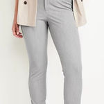 Old Navy NWT  Pixie High Ride Gray Slacks Dress Pants 10P 10 Petite Office Photo 0
