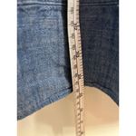 J.Crew Size 0 Denim Chambray Faux Wrap Ruffle Dress Tie Bow Cap Sleeves Photo 9