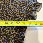 Urban Outfitters Animal Print Coquette Rouged Crop Top Short Sleeve SZ S-P Photo 6