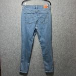 Levi's  721 High Rise Skinny Jeans 32 Distressed‎ Denim Blue Light Wash Photo 6