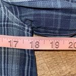 Free People  Womens Stevie's Plaid Paisley Beaded Button-Up Shirt Blue Size Small Photo 10