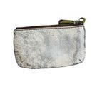 Fossil  coin purse Double Zip Gold Shimmer Brown‎ Leather CP Photo 1