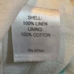 J Jill Love Linen Sea Turtle Coral Ocean Beach Coastal Cruise resort wear vacati Green Size XL Photo 6