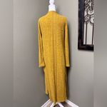 Umgee long sleeve mustard ribbed knit open cardigan Photo 5