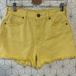 Wrangler  Billabong Collab Yellow Denim Shorts Photo 0