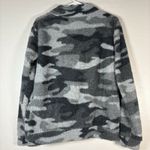 Weekending Sherpa Pullover Womens Small Black Gray 1/2 Zip Warm Long Sleeve Photo 2