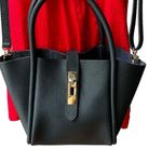 TMRW Studio Navy Mini Pebbled Leather Tote Photo 2