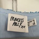 Princess Polly  Blue Sequin Long Sleeve Dress Photo 1