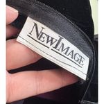 Vtg Y2k 90s Red Black Velvet Two Piece Floral Whimsigoth Fairy Prom Gown Sz 14 Photo 7