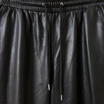 Bagatelle Collection Black Jogger Vegan Leather Pant SZ Medium LIKE NEW Photo 2