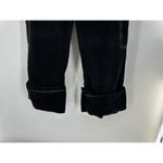 Cider  Cargo Jeans Pants Women’s Sz 30 Baggy Black Cuffed Grunge Wide Leg Pull On Photo 5