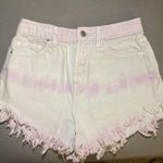 Wild Fable  Purple Tie Die Jean Shorts Photo 0