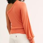 Free People NWOT  “The One” One Sleeve Shirt Photo 4
