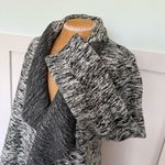 Nic+Zoe Women’s Open front Black Space Dye Lounge Print Cardigan Size Large Photo 2