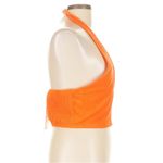 Juicy Couture  Tangerine Y2K Velour Halter Top Photo 3