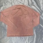 Pendleton vintage pink button up silk cardigan with embroidered floral details Photo 5