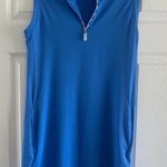 Lillie Green Womens Small Blue Golf Dress New UPF Pickleball Preppy Photo 0