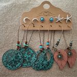 Western Earrings Silver Photo 1