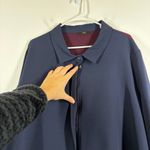 Ruti Navy Blue & Burgundy Long Sleeve Dress Size 5 or US L/XL Photo 3