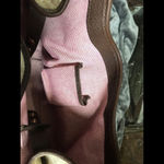 Dooney & Bourke Brown Leather Plaid Shoulder Bag Photo 10