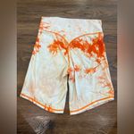 Balance Athletica  Vitality Bike Shorts Orange Tie Dye Size M Photo 3
