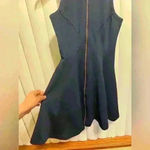 Bar III Navy blue zip dress size S in Excellent pre owned condition Photo 2