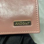 ANDOILT Women’s Genuine Leather Wallet RFID Blocking Credit Card Holder Pink Photo 5