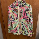 Lilly Pulitzer  Angela full zip in sea dreaming sz xs Photo 1