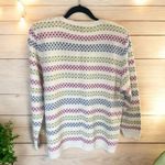 Alfred Dunner Women’s Button Down sweater tank attached white pink blue Size L Size L Photo 12