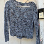 American Eagle  Outfitters Marled Gray Knit Sweater Photo 0