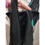 BCBG Generation Black Mesh Strap Geometric Print Ruffle Hem Dress Size 10 Photo 6