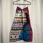 Desigual  Embroidered Floral Tie Dye Boho Dress Medium Photo 1