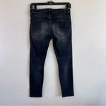 R13  Women's Biker Boy Skinny Crop Jeans in Strummer Black Photo 5