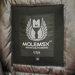Molemsx Red Padded Fur Hooded Down Parka Warm Puffer Coat Jacket, Size Medium Photo 1