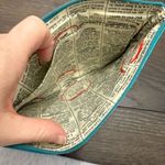 Kate Spade  Blue Patent Leather Zipper Pouch Clutch Photo 3