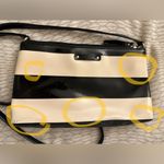 Kate Spade  Penn Valley Amy Crossbody Patent Black White Stripe Photo 6