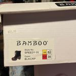 Bamboo Faux Leather Booties Photo 6