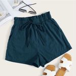 SheIn | Paperbag Waist Slant Pocket Shorts Photo 1