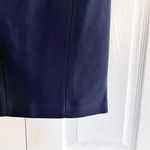 T Tahari  Navy Pencil Skirt Photo 2