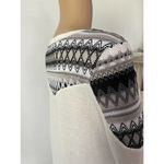 12PM by Mon Ami Southwestern Boho Knit Long Sleeve Lightweight Knit Sweater Sm Photo 4