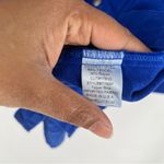 Tianello Plus TENCEL Taipei Blouse Button Front Garment Dyed Cobalt Blue 2X Photo 6