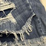 Judy Blue Button Zip Criss Cross Distressed Denim High Waist Women's Shorts 2XL Photo 10