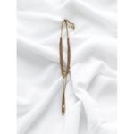 Ettika Layered Chain Drop Tassel18K Gold Plate & Crystals Necklace Rachel Zoe Photo 1