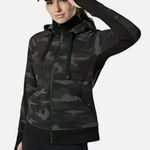 Athleta  TRIUMPH BLACK CAMO PRINTED FLEECE LINED JACKET WOMENS SMALL Photo 0