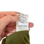 Elliatt  Camo Asymmetric Satin Halter Dress in Khaki Green Photo 13