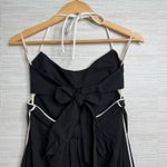 Free People  midi dress low back slit boho XS black Photo 4